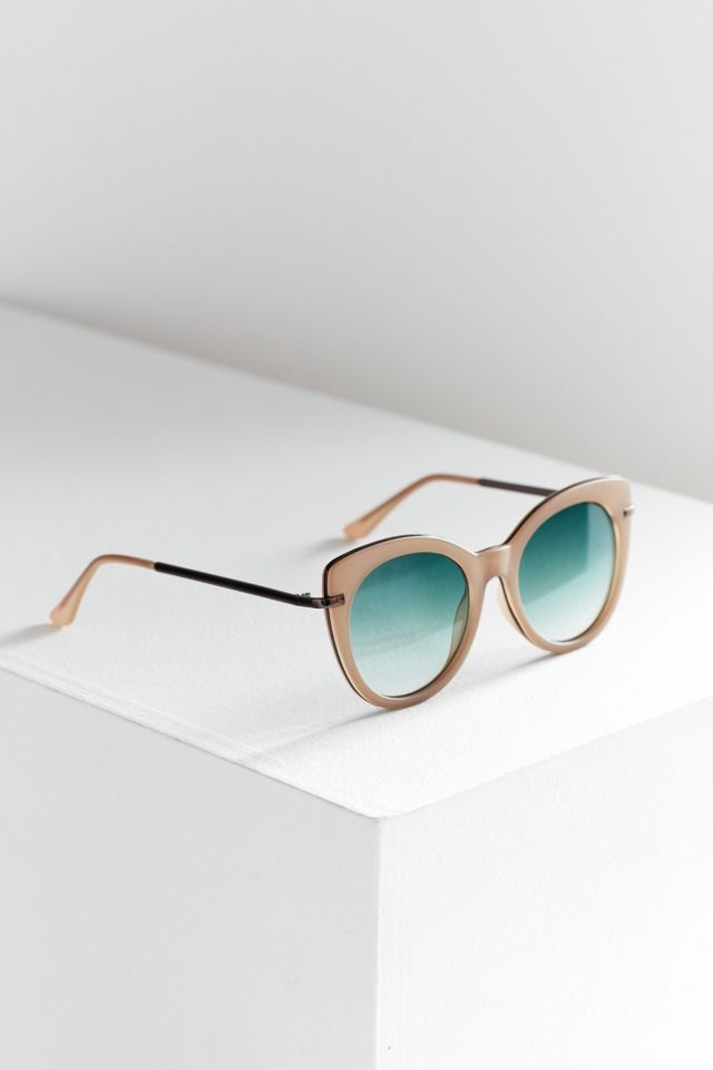 Metal Inlay Cat-Eye Sunglasses #1