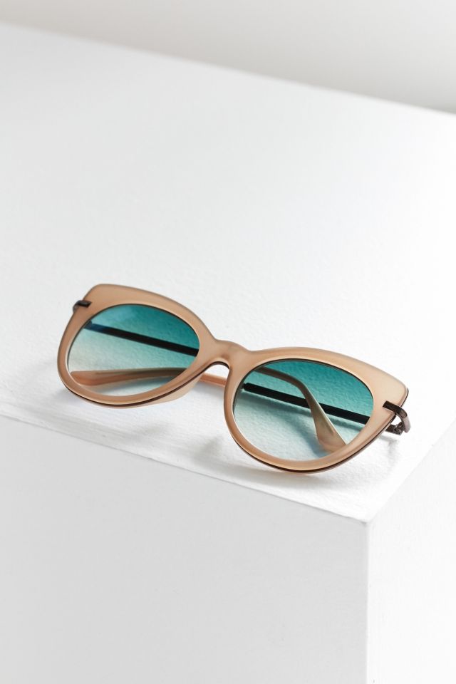 Metal Inlay Cat-Eye Sunglasses #2