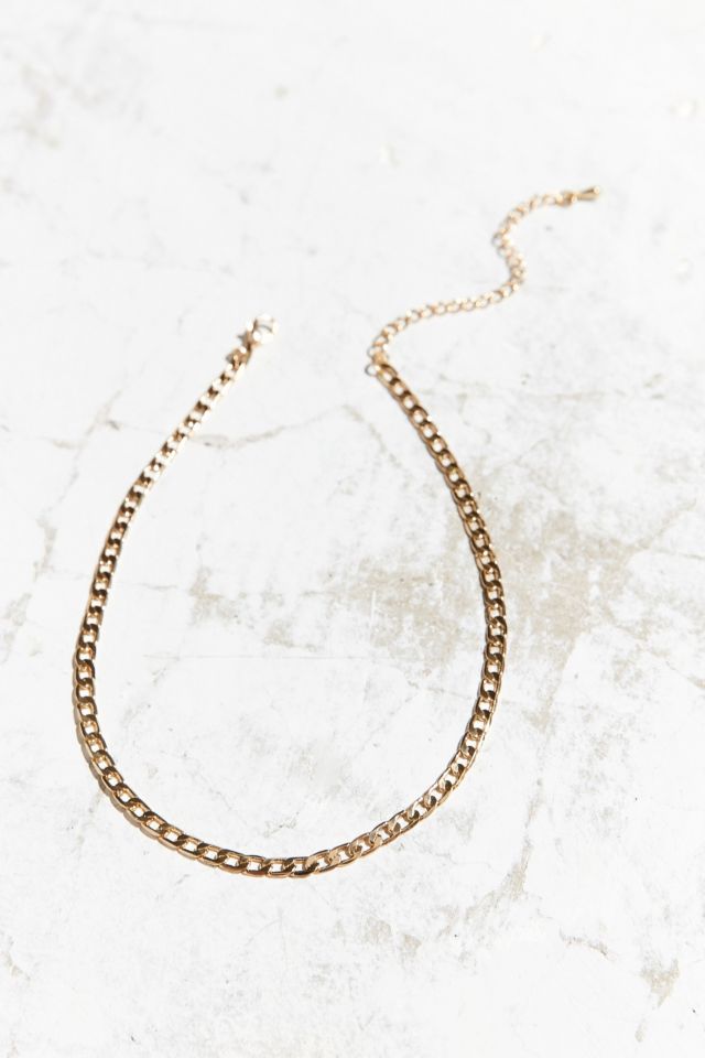 Curb Chain Choker Necklace #2
