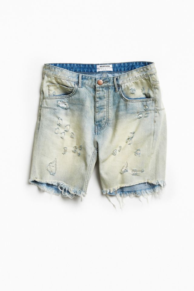 Short en jeans déchiré Old Gold One Teaspoon #1