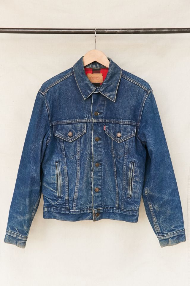 Vintage Levi s Flannel Lined Denim Jacket Urban Outfitters