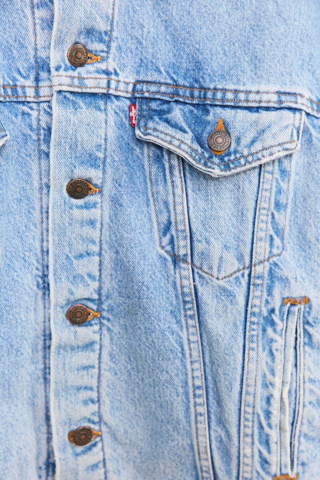 Vintage Levi's Flannel Lined Denim Jacket #5