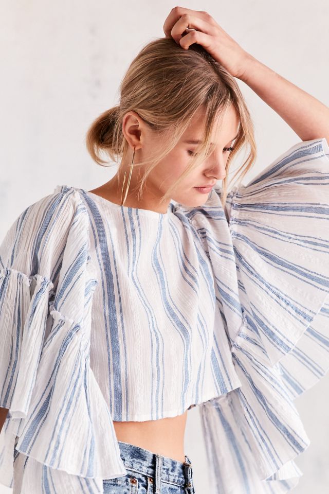 Blouse à manches flottantes Raine Kimchi Blue #2