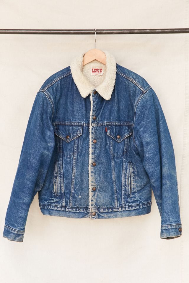 Vintage Levi s Sherpa Lined Denim Jacket Urban Outfitters Canada