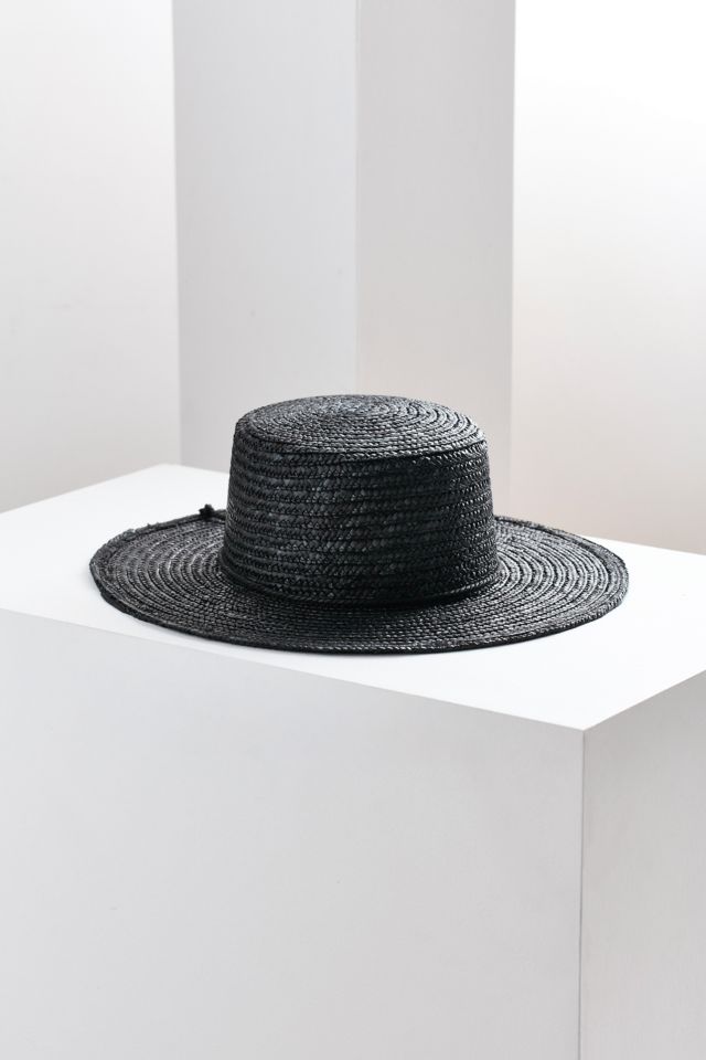 Vanessa Straw Boater Hat