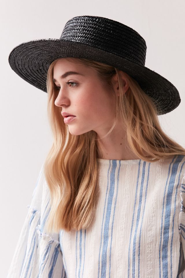 Vanessa Straw Boater Hat #2