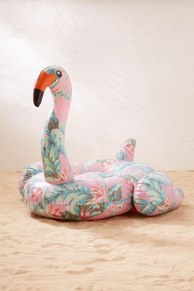 Floral Flamingo Pool Float #1