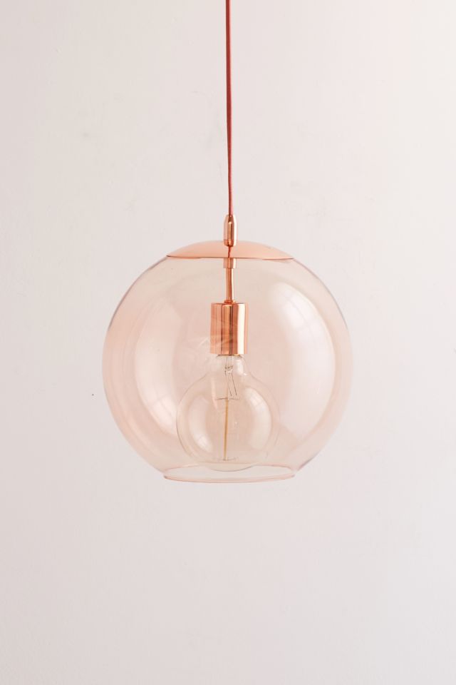 Emelle Glass Globe Pendant Light #1