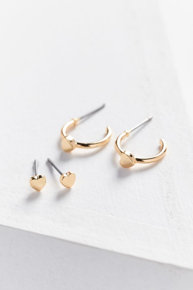 Icon Post + Hoop Earring Set