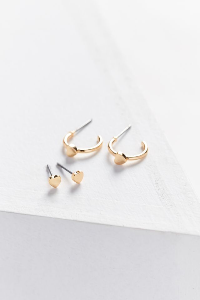 Icon Post + Hoop Earring Set #2