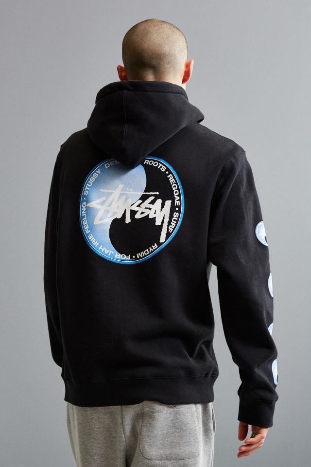 Stussy yin yang discount hoodie