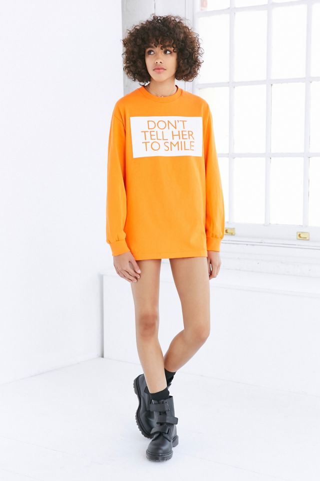 Silence + Noise Don't Tell Her To Smile Tee #1
