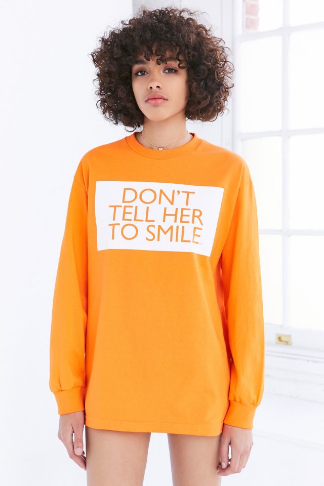 Silence + Noise Don't Tell Her To Smile Tee #4