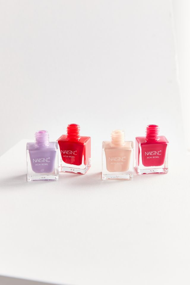 Nails inc. Acai Bowl Colour + Care Nail Polish Collection #2