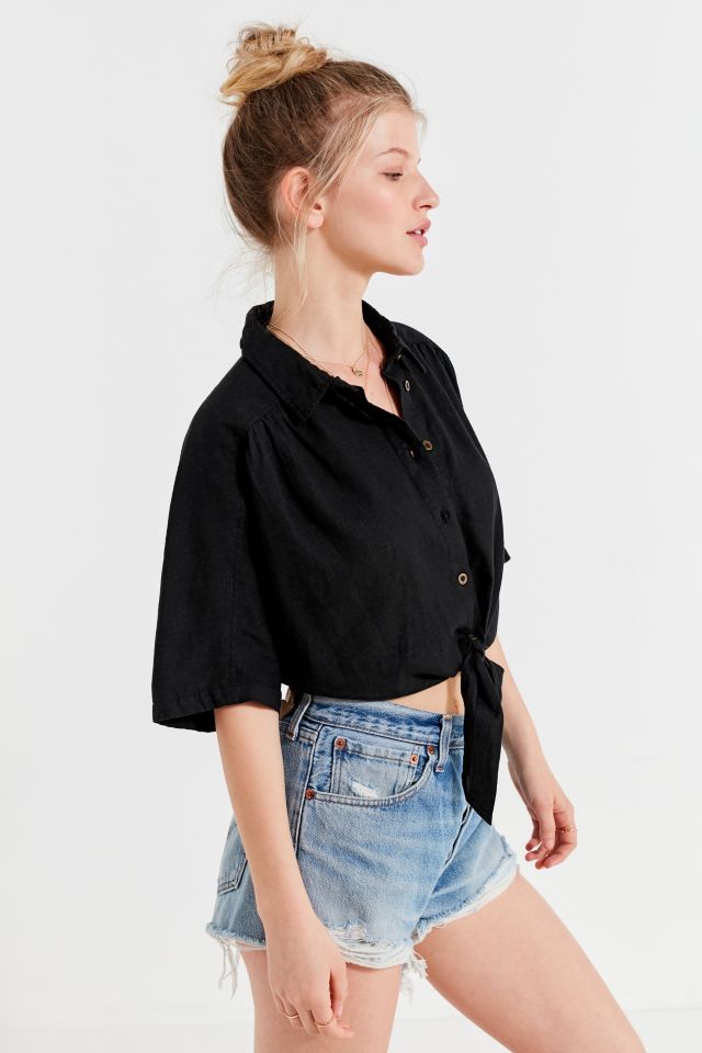 BDG Jena Tie-Front Blouse #3