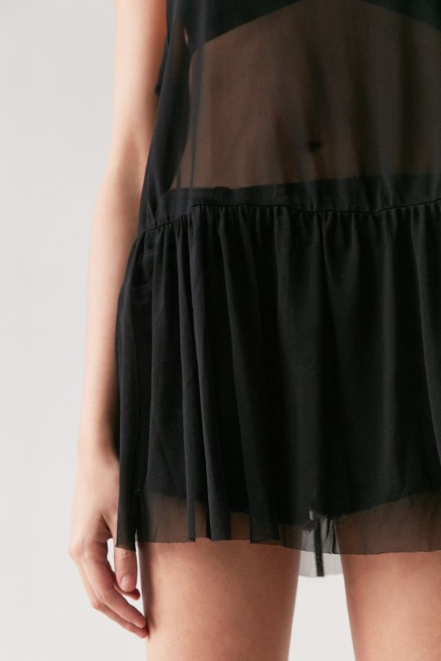 Truly Madly Deeply Mesh Babydoll Tank Top #2