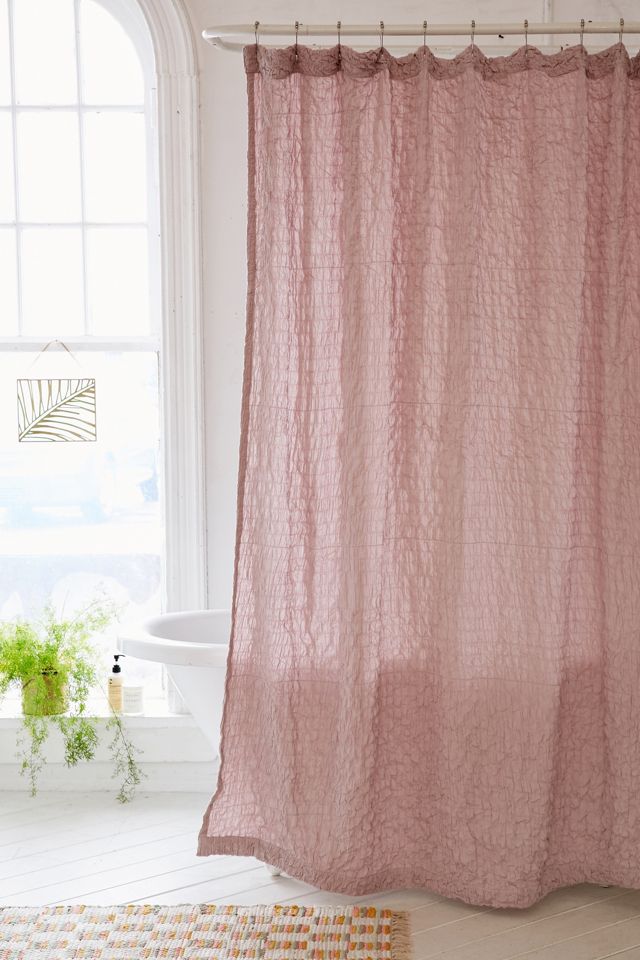 Popcorn Voile Shower Curtain Urban Outfitters Canada