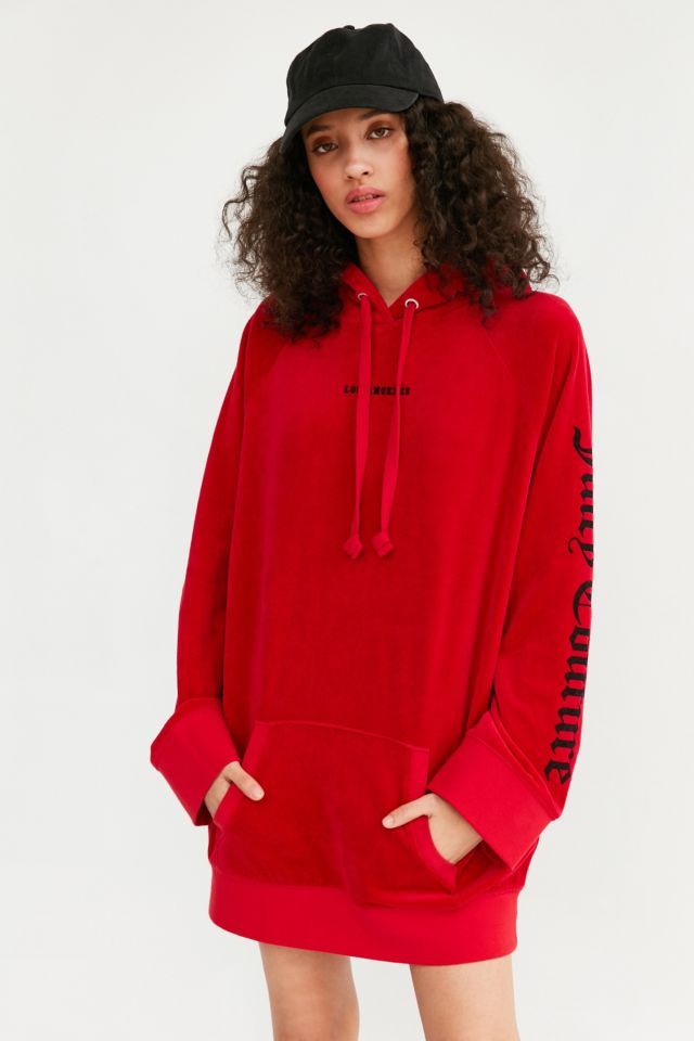 Juicy Couture For UO Oversized Velour Hoodie | Urban Outfitters