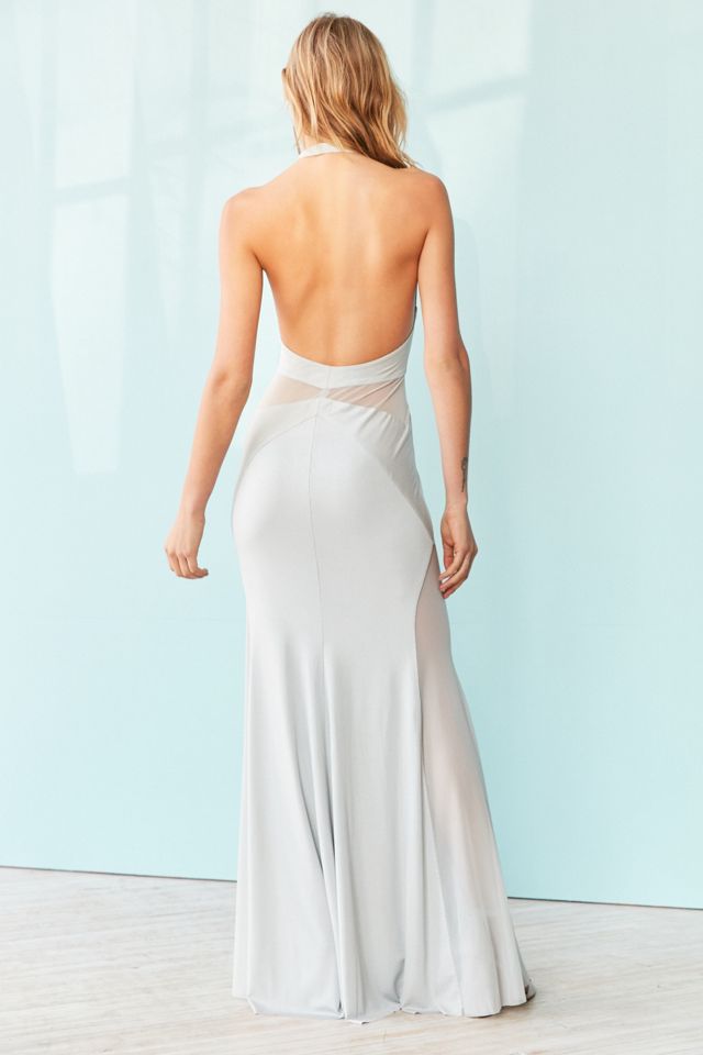 Silence + Noise Electra Mesh Maxi Dress #1
