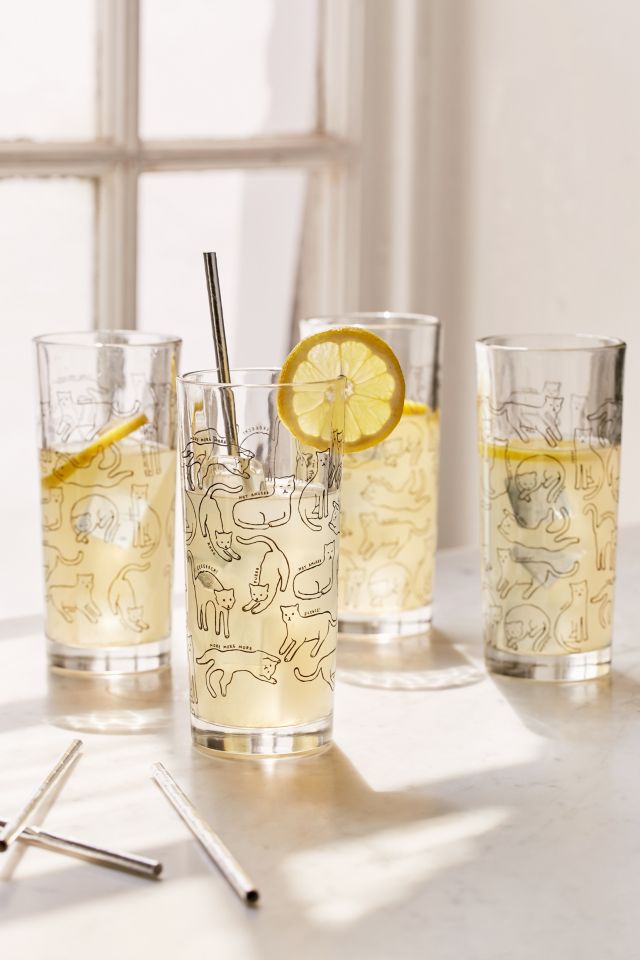 Kitty Highball Glass - Set Of 4 #1