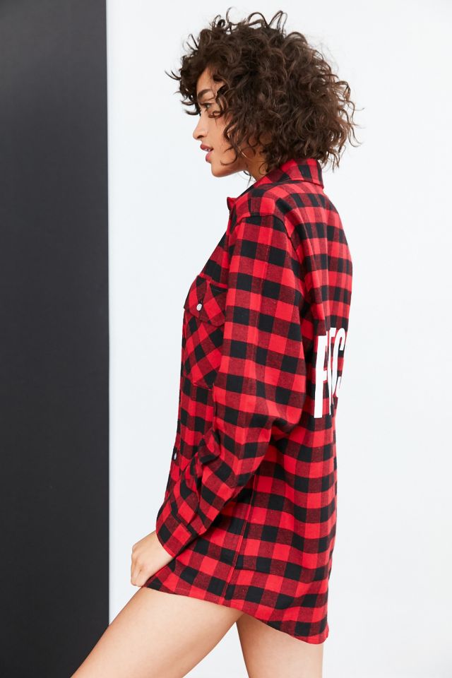 Beyonce Flawless Buffalo Check Flannel Shirt