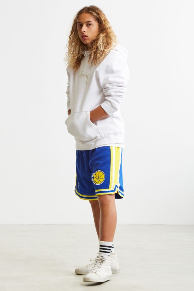 Short de basketball authentique des Golden State Warriors Mitchell & Ness #5