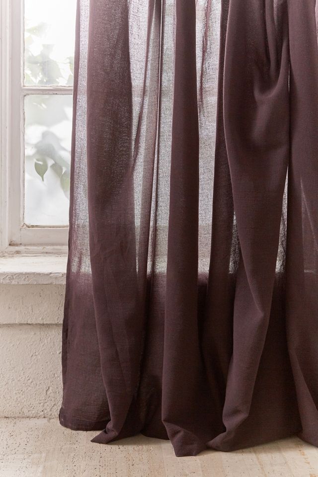 Knotted Cotton Window Curtain | Urban Outfitters