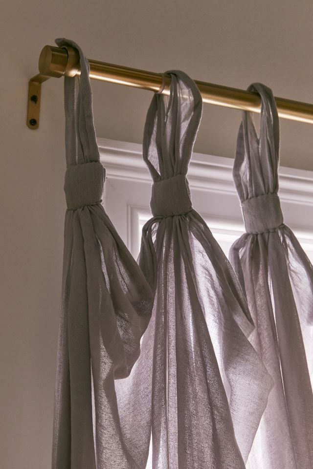 Knotted Cotton Window Curtain #3