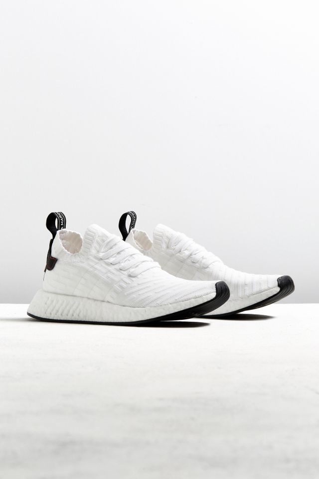 Nmd r2 primeknit shop black and white