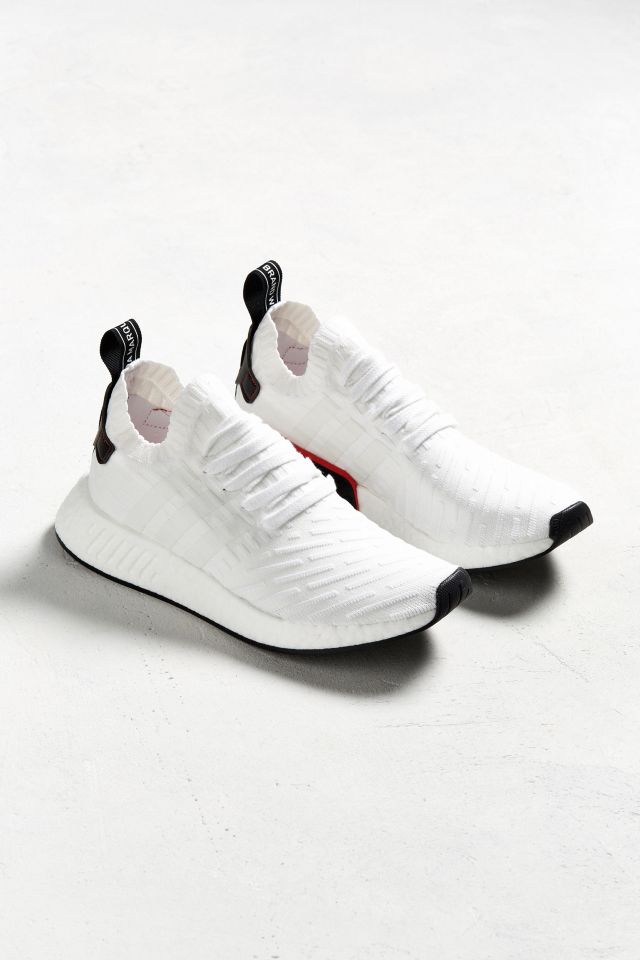 adidas NMD R2 Primeknit White Black