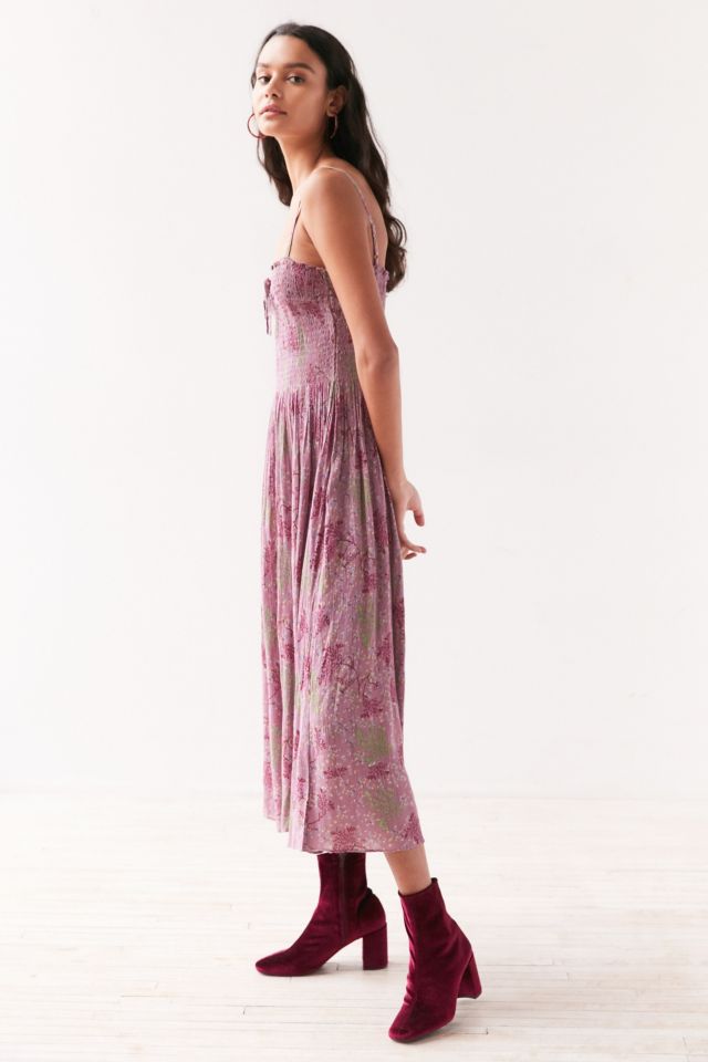 Kimchi Blue Gauzy Smocked Midi Dress #4