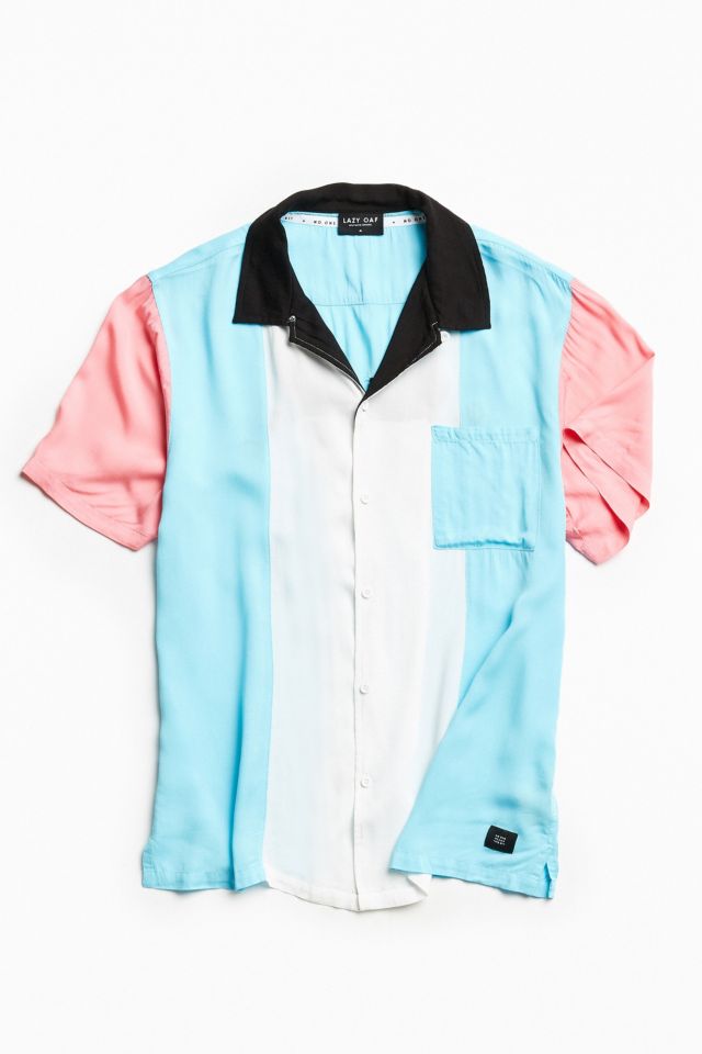 Lazy Oaf Rayon Short Sleeve Bowling Shirt #1
