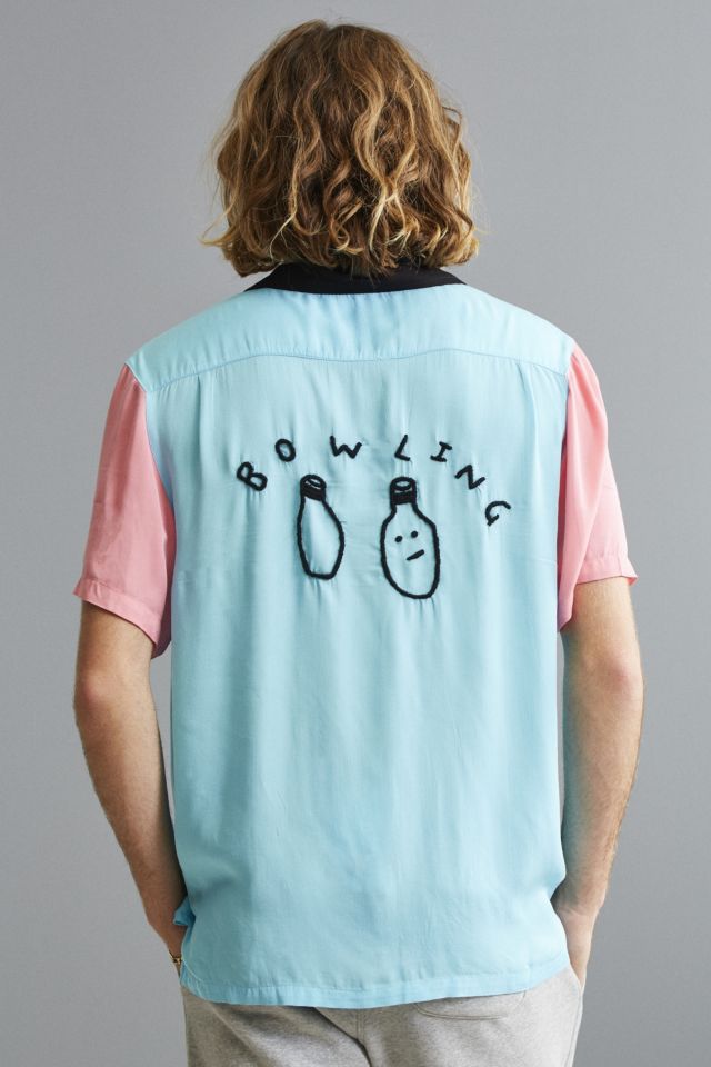 Lazy Oaf Rayon Short Sleeve Bowling Shirt #4