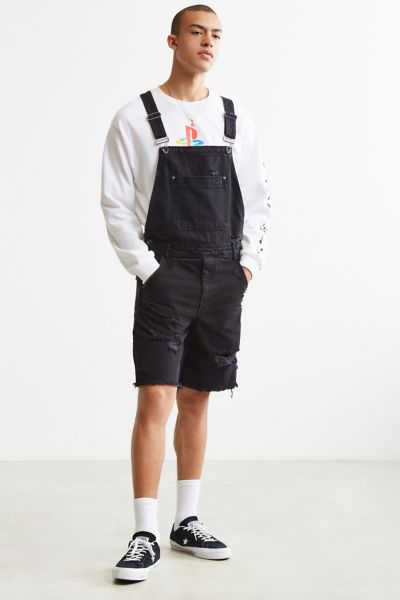 baggy jersey dungarees