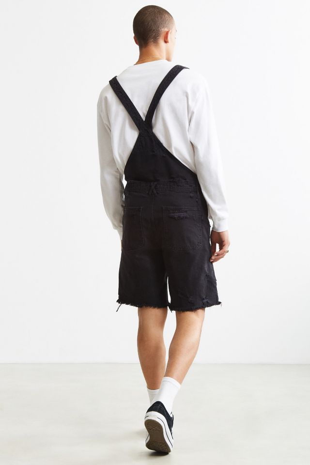 BDG Destructed Denim Overall Short #3
