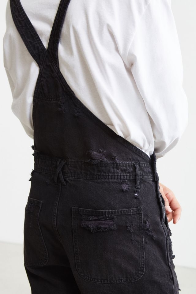 BDG Destructed Denim Overall Short #4