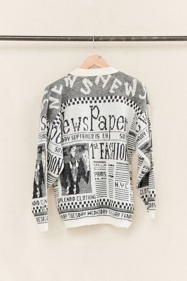 Newsprint sweater best sale