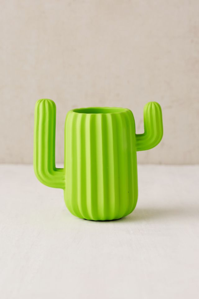 Mustard Gifts Cactus Cup Desk Organizer #1