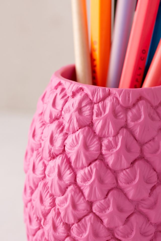 Mustard Gifts Pineapple Cup Desk Organizer #2