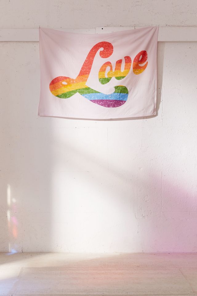 Rainbow Love Tapestry #1