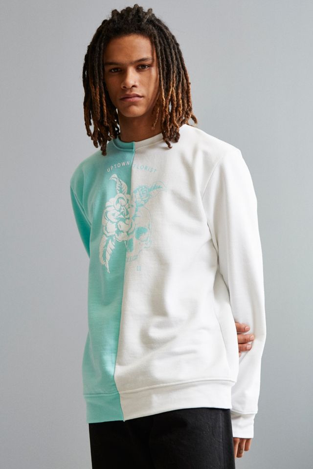 Uptown Florist Split Seam Sweatshirt | Urban Outfitters Canada