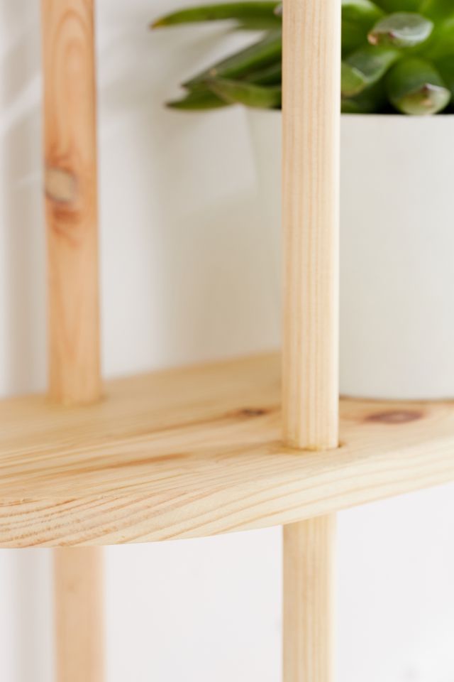 Louie Tri-Tiered Wooden Wall Shelf #4