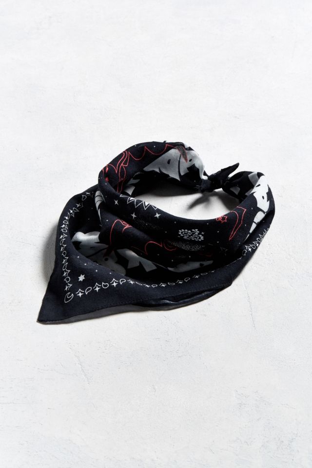 ★EPT★DECK CANVAS BLACK BANDANA ユニセックス ☆EPT☆DECK CANVAS BLACK BANDANA ユニセックス