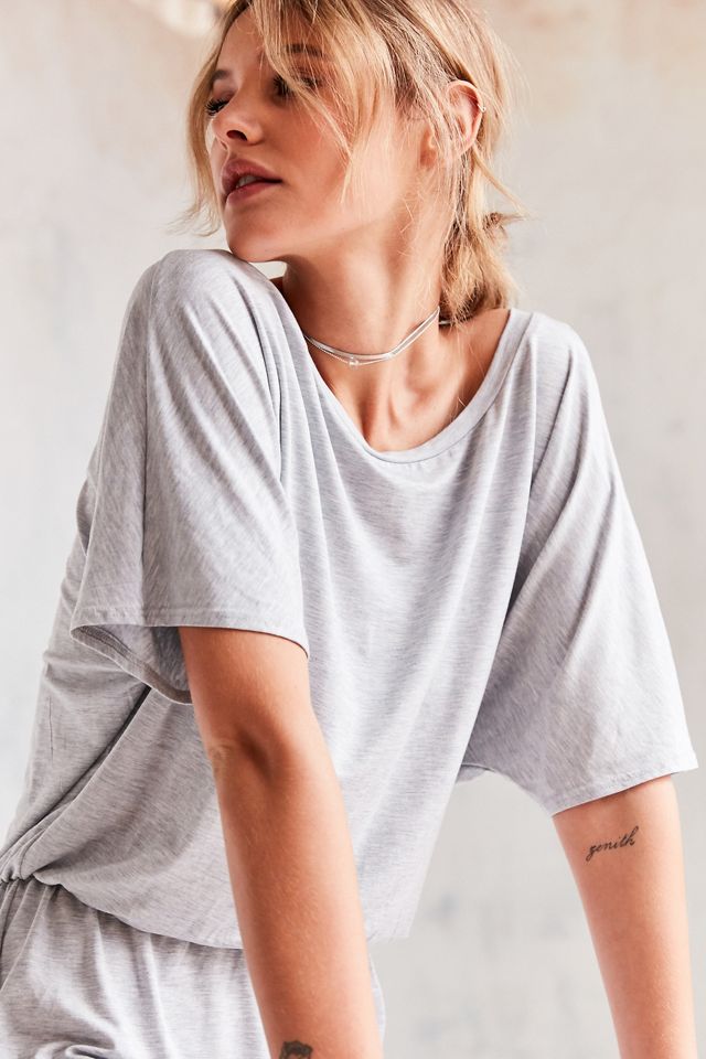 Silence + Noise Slouchy Tee Romper #4