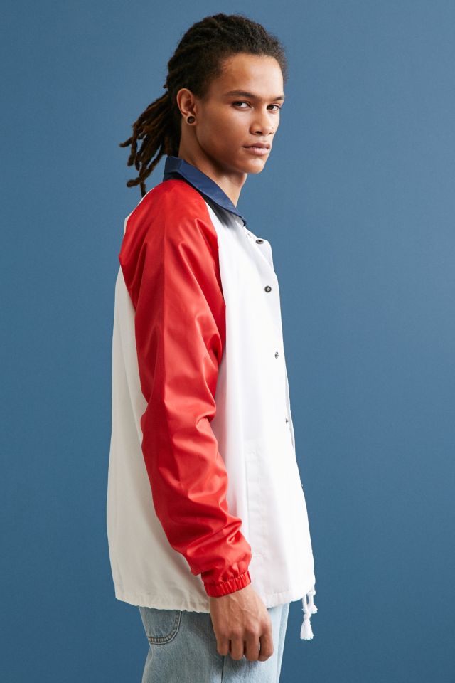 Champion coach shop jacket white