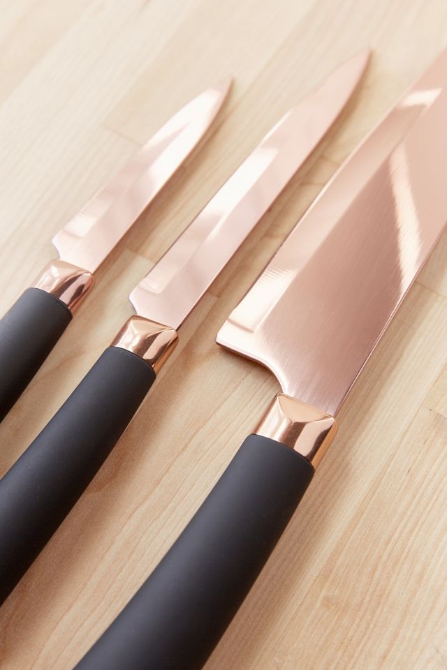 3-Piece Electroplated Knife Set #1