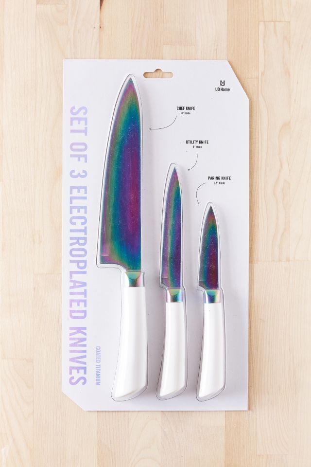Ensemble de 3 couteaux électroplaqués #2