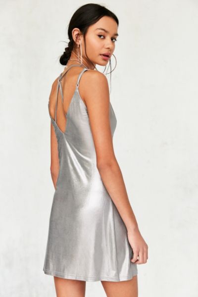 Urban outfitters silver store dress