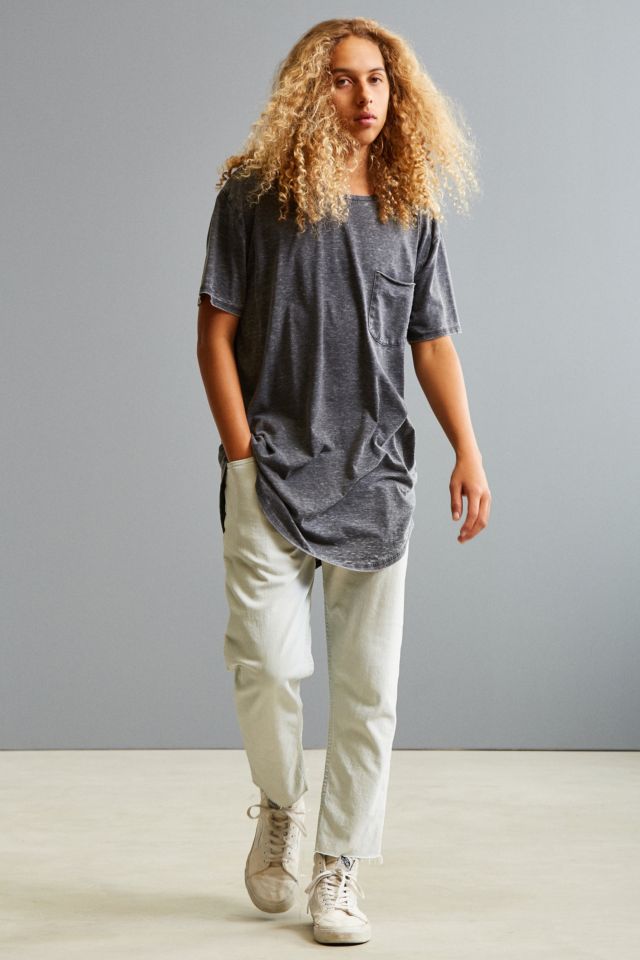 UO Burnout Long Loose Pocket Tee #5