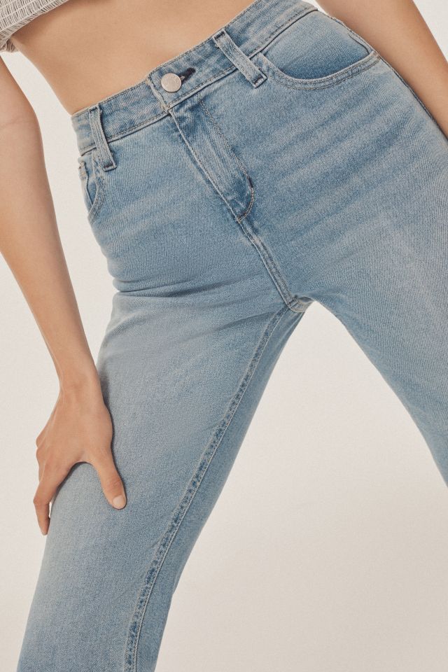 BDG High-Waisted Cropped Kick Flare Jean - Light Wash #2